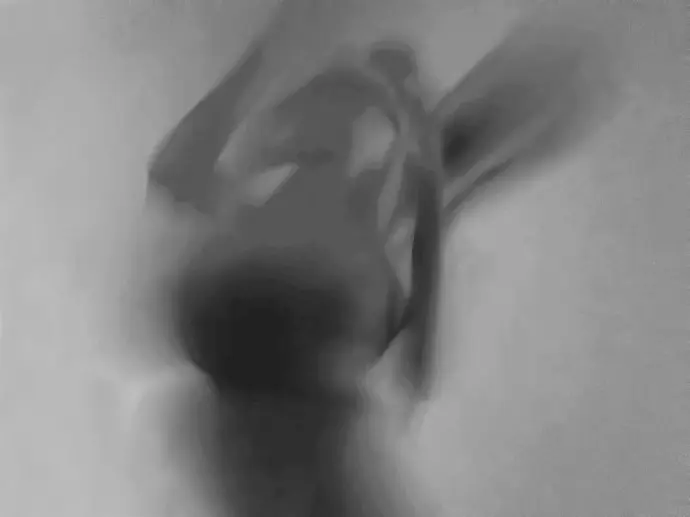 Empreinte des corps, photographie digitale abstraite noir et blanc #3 Empreinte des corps, photographie digitale abstraite noir et blanc #3